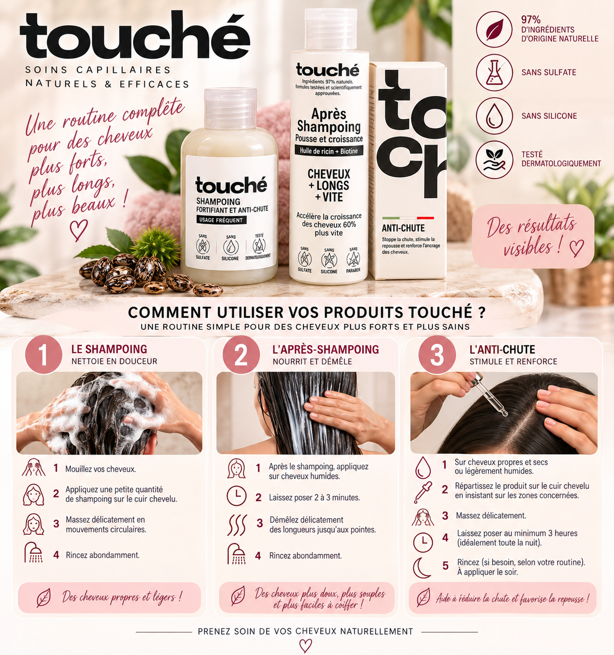 🌿 Touche – Routine Capillaire Anti-Chute & Croissance – Image 2